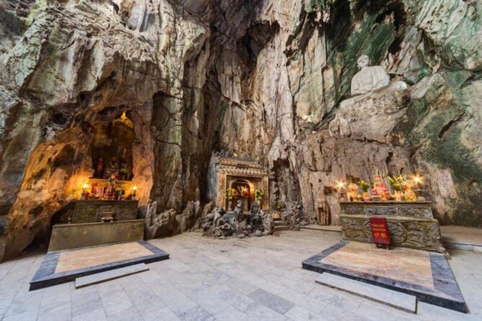Am Phu Cave, Marble and Monkey Mountain Fullday tour - The Am Phu Cave Stop: Where Buddhism Gets a Story