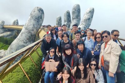 Ba Na Hills and Golden Bridge Full Day Tour Small Group - French Village and the hilltop show schedule