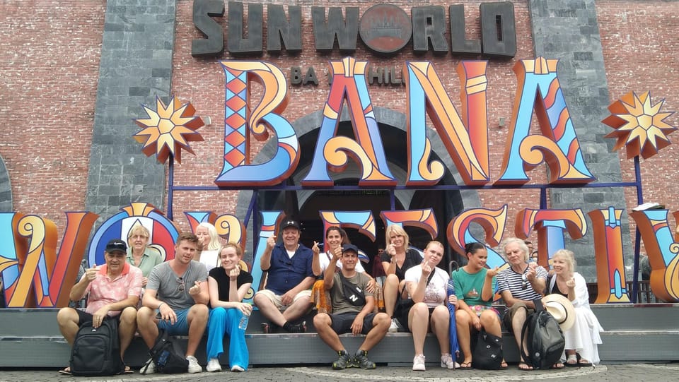 Ba Na Hills Golden Bridge Deluxe Max 12pax Group from DaNang - Sun Kingdom to Moon Kingdom via Lava Train: useful check-in stops