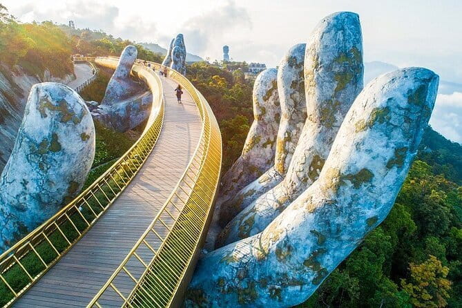 Ba Na Hills & Golden Bridge with Fantasy Park Tour-Optional Lunch - Golden Bridge walking time: the core photo moment