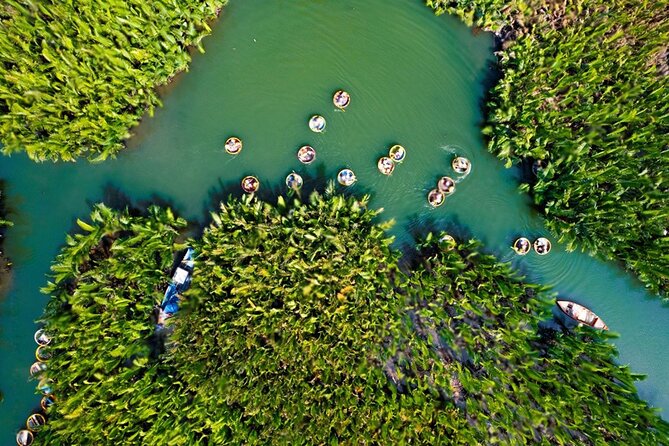 Basket Boat Ride, Coconut Forest, Sunset and Hoi An Town by Night - From Da Nang pickup to a coconut-forest sunset