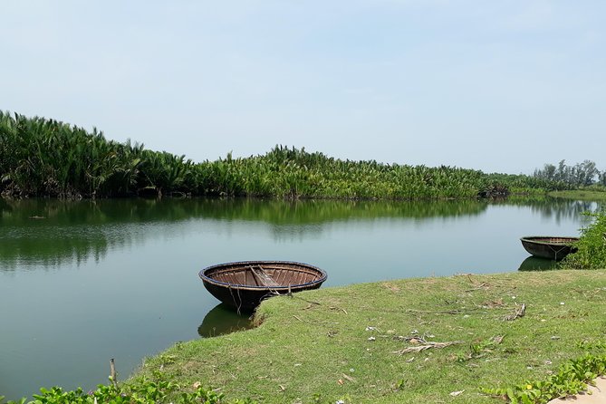 Buffalo Riding and basket boat tour from Da Nang/ Hoi An - Bamboo Basket Boat Paddling: The Coconut Water Forest Moment