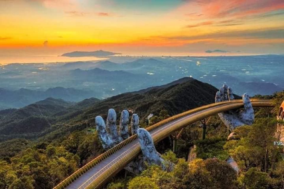Da Nang: Ba Na Hills Tour with Cable Car Ride - By Night station: Vong Nguyet Hills, Linh Ung Pagoda, and the Old French Villas