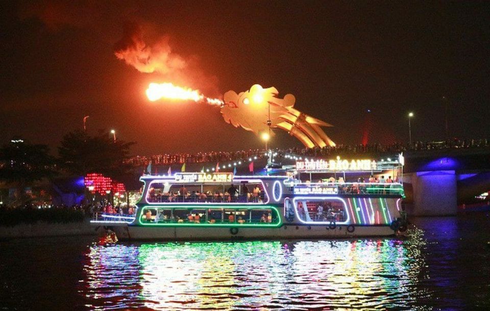 Da Nang: Han River Local Cruise by Night - Route Highlights Along the Han River: Sunworld Wheel, Love Lock Bridge, and More