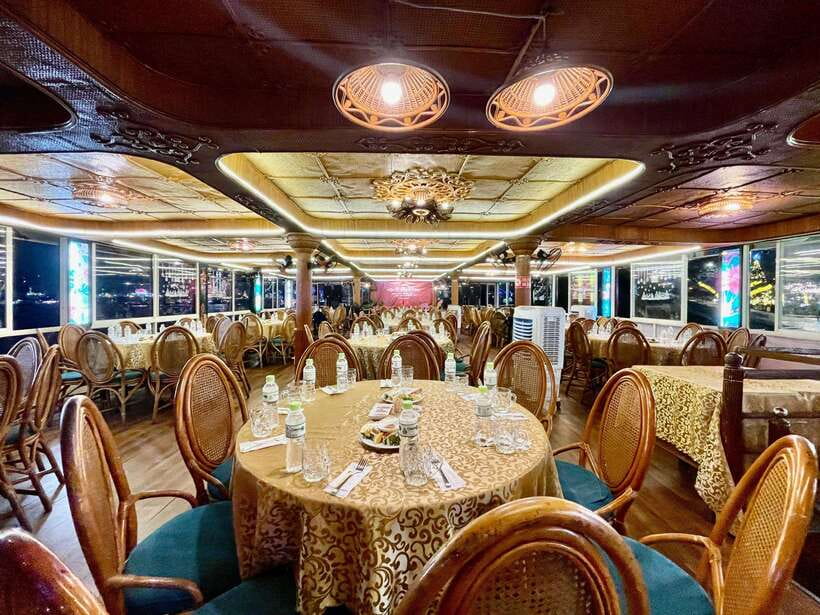 Da Nang: Han River Night Cruise with Sunrise Cocktail - Boarding the Cruise Ship: Welcome Dance and First Impressions