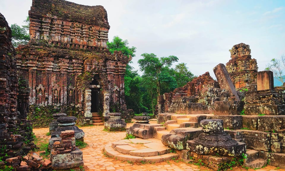 Da Nang/Hoi An: My Son Sanctuary and Marble Mountain Tour - Marble Mountains: Cave Temples, Pagodas, And the Step Test