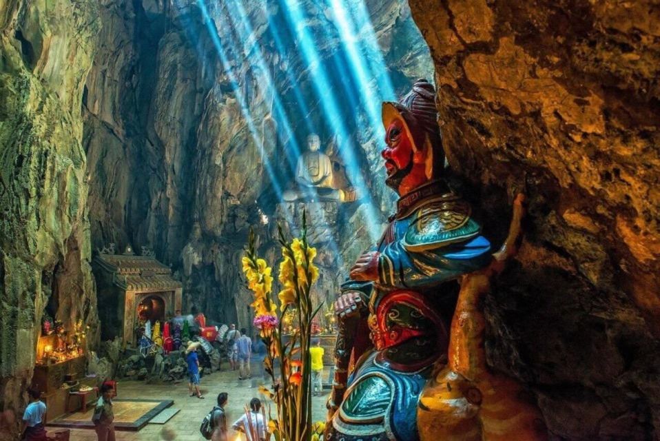 Da Nang : Lady Buddha - Marble Mountains - Am Phu Cave Tour - Marble Mountains: five-element hills, stairs included