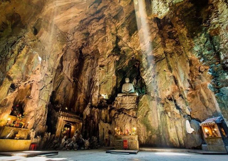 Da Nang : Lady Buddha - Marble Mountains - Am Phu Cave Tour - Linh Ung Pagoda and the Lady Buddha: sea views and a slow, peaceful finish