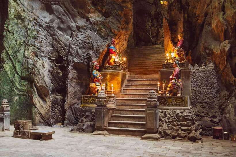 Da Nang: Marble Mountain, Am Phu Cave, and Lady Buddha … - Linh Ung Pagoda and the 67-Metre Lady Buddha