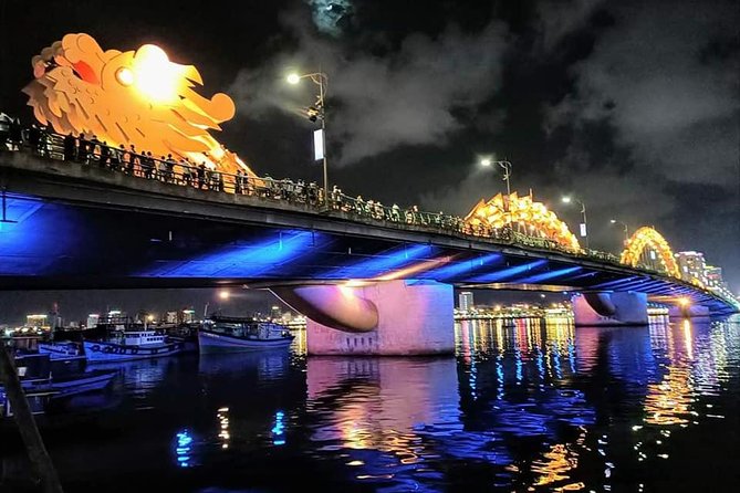 DA NANG NIGHTLIFE Tour with MARBLE MOUNTAIN & LADY BUDDHA STATUE, DRAGON BRIDGE - Monkey Mountain and Son Tra Peninsula views that set the tone