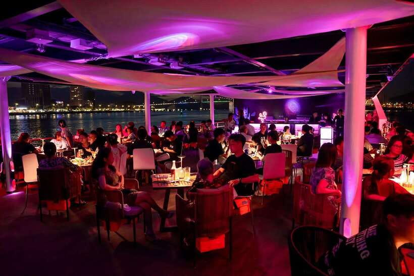 Da Nang: Poseidon Cruise with Dinner and Dragon Bridge Show - The shows: Apsara tradition meets DJ energy on Deck 2