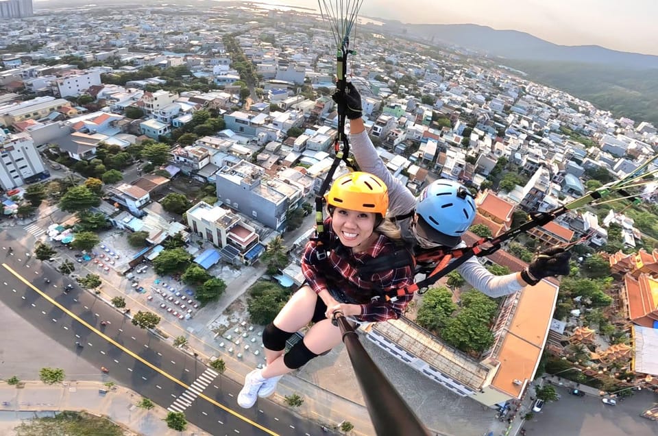 Da Nang Private paragliding experience on Monkey Mountain - The Launch: Floating Above the Sea in a Flight That Feels Peaceful