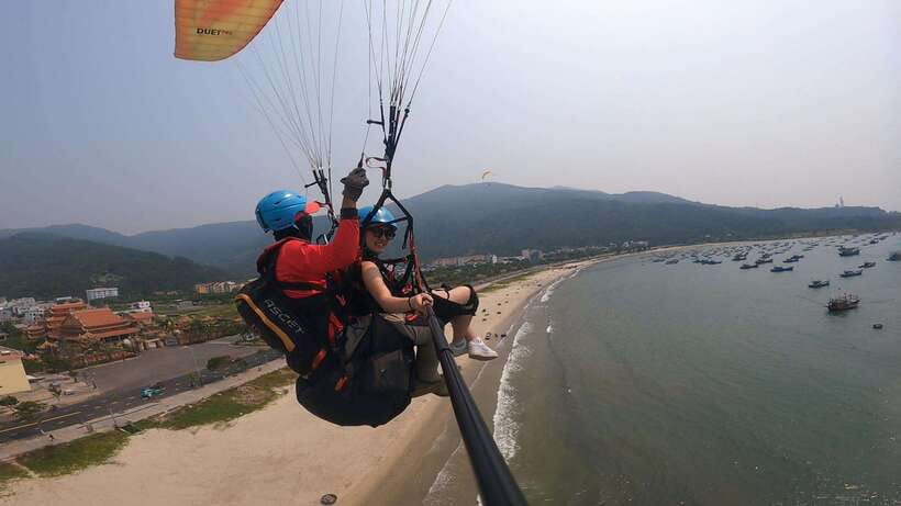 Da Nang Private paragliding experience on Monkey Mountain - What You’ll See Below: Jungle, Temples, Fishing Village, and City Views