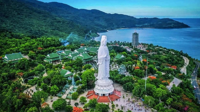 DaNang/HA: Lady Buddha, Marble Mountain & Am Phu Caves Tour - Marble Mountains: temples, caves, and the stairs question you should ask