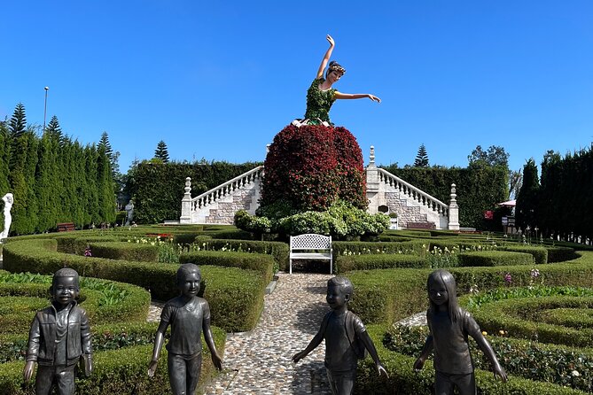 Early tour/ transfer from Hoi An/Da Nang to Golden bridge - French wine cellar and gardens: a calmer contrast