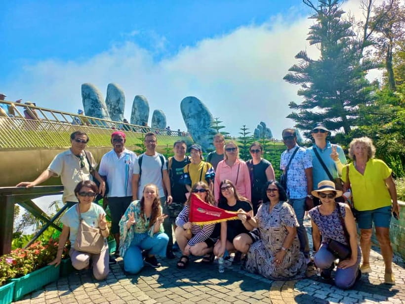 From Da Nang: Ba Na Hills and Golden Bridge tour & options - Golden Bridge cable car and what you should expect on arrival
