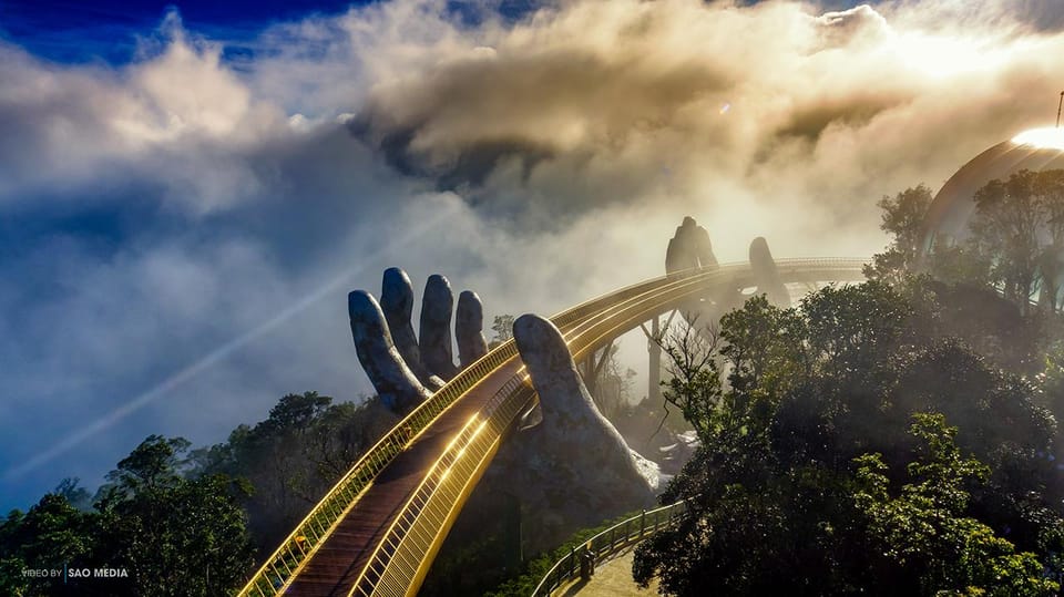From Da Nang: Full-Day Ba Na Hills and Golden Bridge Tour - Golden Bridge and Nghinh Phong Peak: iconic views with a crowd test