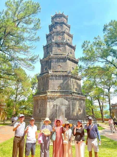 From Da Nang: Hue City Full-Day Tour with Lunch (Group tour) - Thien Mu Pagoda: a Hue icon that anchors the morning
