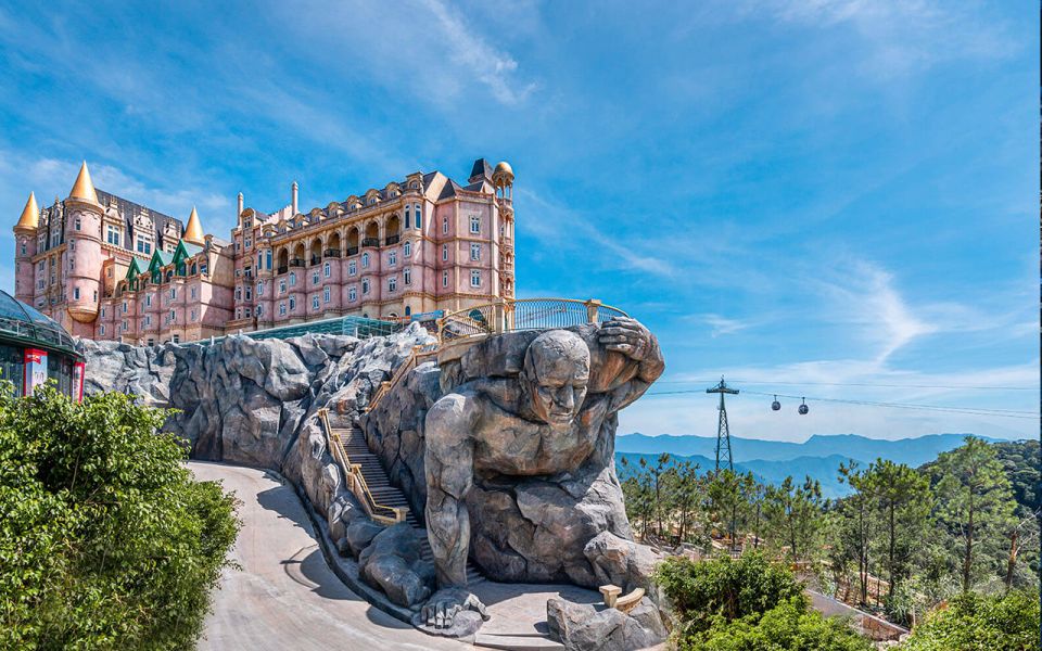 From Da Nang or Hoi An: Ba Na Hills Golden Bridge Tour - Golden Bridge Inside Giant Buddha Hands: How to Get the Best Photos