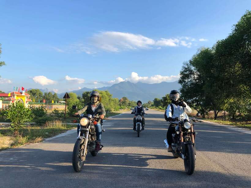From Hue/Da Nang/Hoi An: Hai Van Pass Tour by Motorbike - The early landmarks: Dragon Bridge, Son Tra, and Lady Buddha