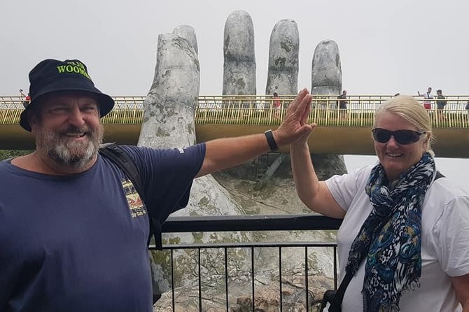 GOLDEN BRIDGE BA NA HILLS - CABLE CAR & Da Nang City PRIVATE TOUR - Golden Bridge: How to Enjoy the Short Walk and Big Photo Moment