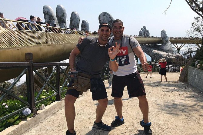 Golden Bridge-Marble Mountain-Hoi An City -Boat Ride-Night Market - Marble Mountain: Elevator Access Included