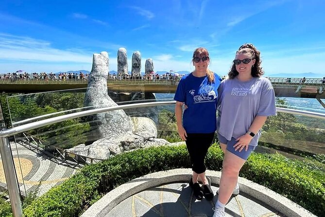 Golden Bridge-Monkey mountain-Dragon Bridge -Marble Mountain Fullday PrivateTour - Sơn Trà Mountain and Linh Ung Pagoda’s Lady Buddha
