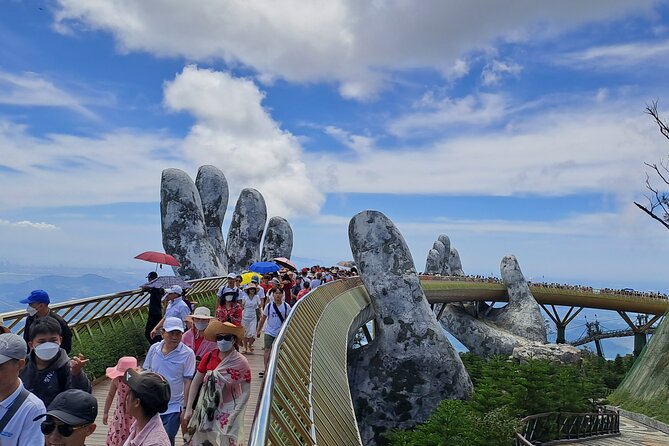 Golden Hand Bridge And Ba Na Hills tour from Hoi An/ Da Nang - Sun World Ba Na Hills and the Golden Hands Bridge Scene
