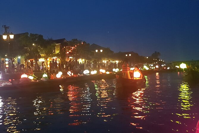 Guided Tour to Marble Mountains & Hoi An Walking Tour , Night Market, Boat Ride - Sampan boat ride: the calm break you’ll remember