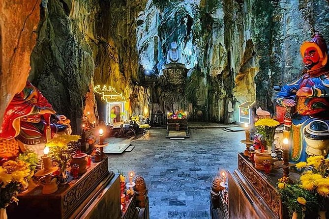 Guided Tour to Visit Marble Mountain,Lady Buddha Statue& Monkey Mountain by Jeep - Jeep + private guide: why this route works in 5 hours
