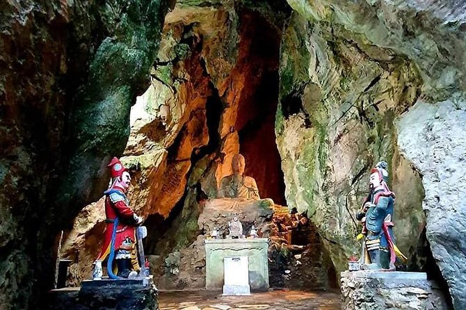 Guided Tour to Visit Marble Mountain,Lady Buddha Statue& Monkey Mountain by Jeep - Linh Ung Pagoda and the 67-metre Lady Buddha statue