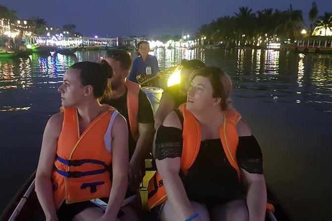 Hoi An Ancient City -Sampan Boat Ride- Night Market- Lanterns - Lanterns and the night market: shopping street energy, food in the mix