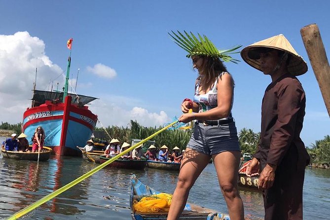 Hoi An City and Basket Boat Tour from Da Nang City - The local home lunch: banana flower salad and why it belongs