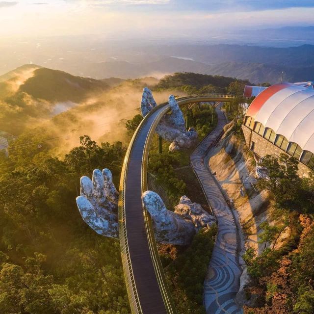 Hoi An/DaNang: Private Car Marble Mountain & Golden Bridge - Marble Mountain Climb: Caves, Pagodas, and the Optional Elevator