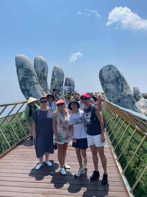 Hoi An/DaNang: Private Car Marble Mountain & Golden Bridge - Cable Car to Dream Stream and the Ba Na Hills Summit