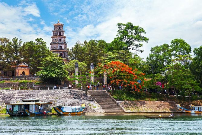 Hue Imperial City Private Tour - Thien Mu Pagoda by the Huong River: a calm counterpoint