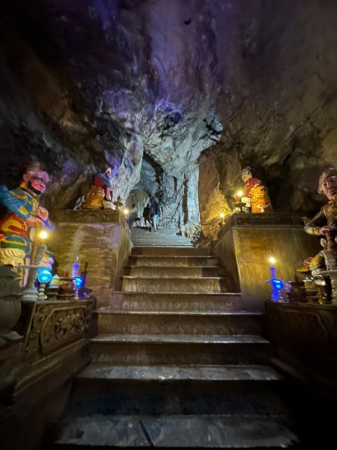 Hue: Transfer To Hoi An via Marble Moutain& An Bang Cemetery - Da Nang Pass-By and Drop-Off Choices