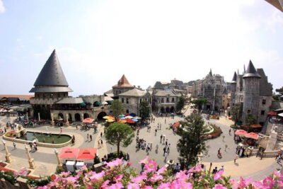 Marble Mountains and Ba Na Hills (Golden Bridge) full day tour - Ba Na Hills SunWorld: the cable-car-only Golden Bridge and big mountain viewpoints