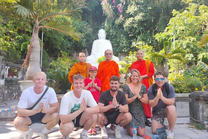 Morning Small group to Marble Mountains - Am Phu Cave - Monkey Mountain - The Non Nuoc stone sculpture village and the marble-shop reality check