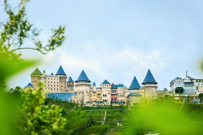PRIVATE Half day to Golden Bridge Bana hill from Danang City - French Village, Campanile, and the Shrine Stops