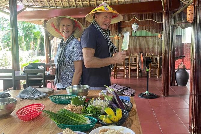 RICE PAPER Noodle Making Experience & Hoi An Cooking Class Class - Kim Bong Carpentry Village and rice paper noodle making