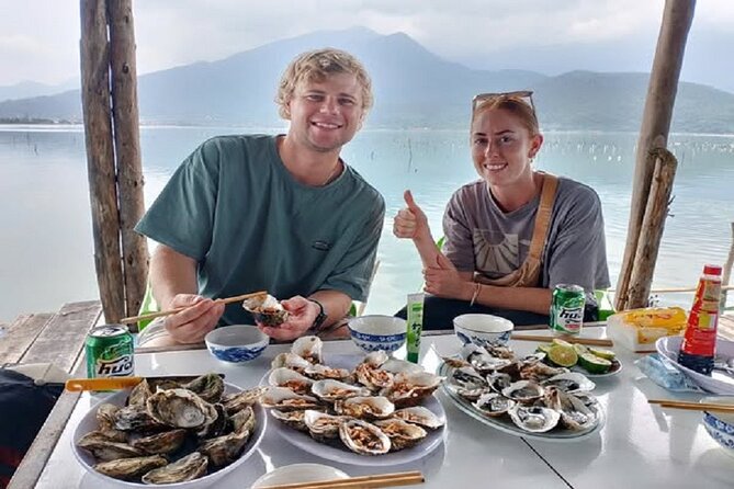 Vietnam/Lang Co Oyster Tour by Fishing & Tasting Oyster Flavors - Hai Van Pass and Hai Van Tower: the dragon road lesson