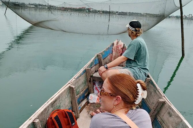 Vietnam/Lang Co Oyster Tour by Fishing & Tasting Oyster Flavors - Dock lunch: live, steamed, and grilled oysters with sauces